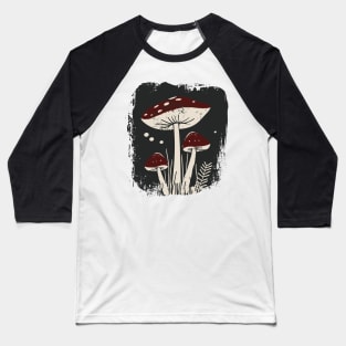 Mushrooms Baseball T-Shirt